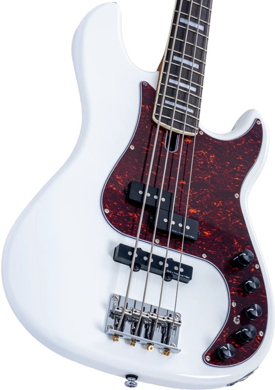 Sire - Sire P7 New Gen PJ Bass Guitar with Marcus Super-PJ Revolution Pickups, Antique White #P7-ALDER-4-NEWGEN-AWH