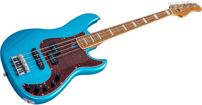 Sire - Sire P7 New Gen PJ Bass Guitar with Marcus Super-PJ Revolution Pickups, Tide Pool #P7-ALDER-4-NEWGEN-TP