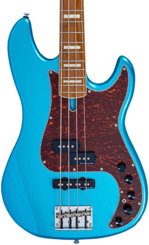 Sire - Sire P7 New Gen PJ Bass Guitar with Marcus Super-PJ Revolution Pickups, Tide Pool #P7-ALDER-4-NEWGEN-TP