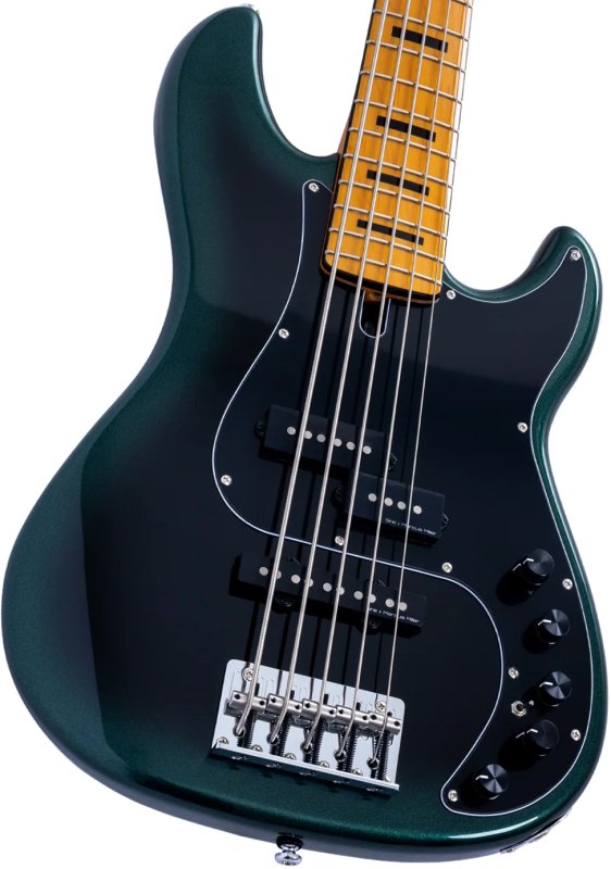 Sire - Sire P7 New Gen 5 String PJ Bass Guitar with Marcus Super-PJ Revolution Pickups, Dark Forest #P7-ALDER-5-NEWGEN-DFOREST