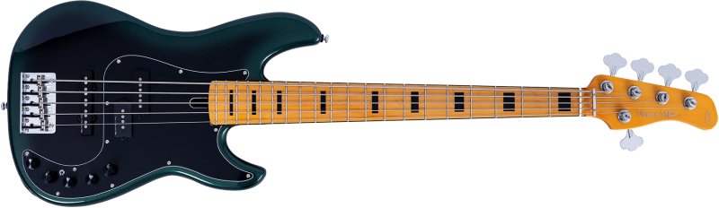 Sire - Sire P7 New Gen 5 String PJ Bass Guitar with Marcus Super-PJ Revolution Pickups, Dark Forest #P7-ALDER-5-NEWGEN-DFOREST