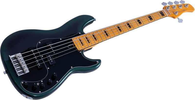 Sire - Sire P7 New Gen 5 String PJ Bass Guitar with Marcus Super-PJ Revolution Pickups, Dark Forest #P7-ALDER-5-NEWGEN-DFOREST