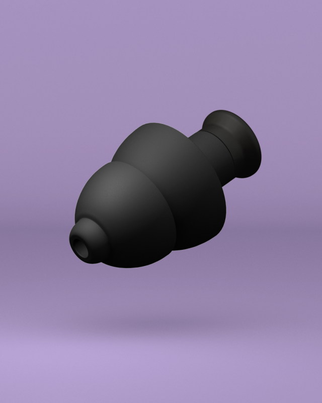 Alpine - Hearing Protection PartyPlug Earplugs, Black #PARTYPLUG-BLKV2