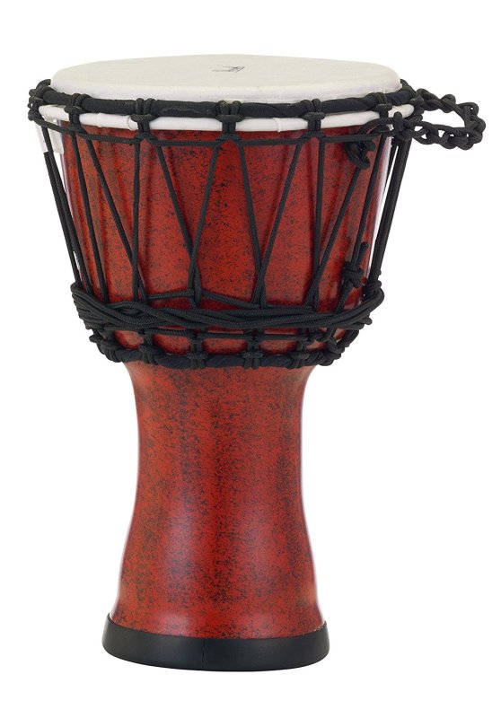 Pearl - 7" Rope Tuned Djembe, Molten Scarlet #PBJVR-7-699