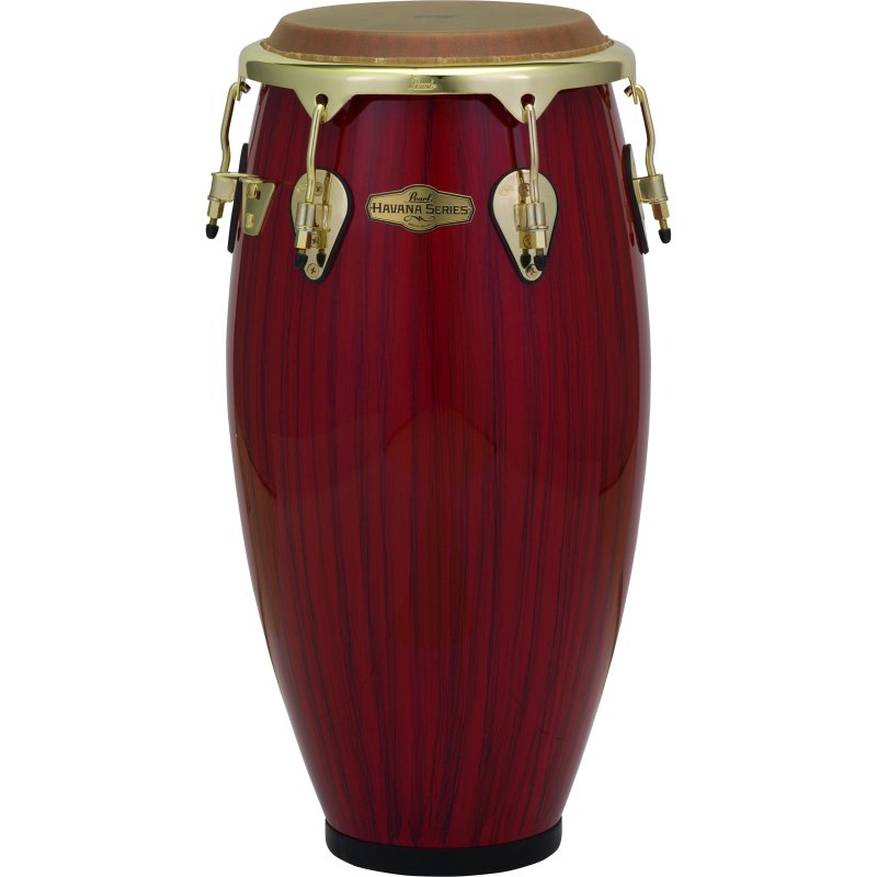 Pearl - Havana Series Fiberglass Conga, 11", Red Tiger Stripe #PCF-110HV651