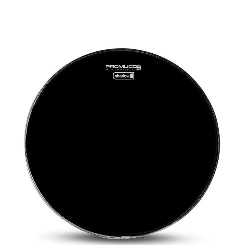 Promuco - 12" SHADOW Drumhead, Black #PDHSHADOW12