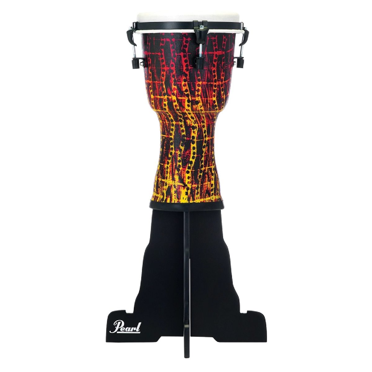 Pearl - Wood Djembe Stand - PBJSTD with djembe