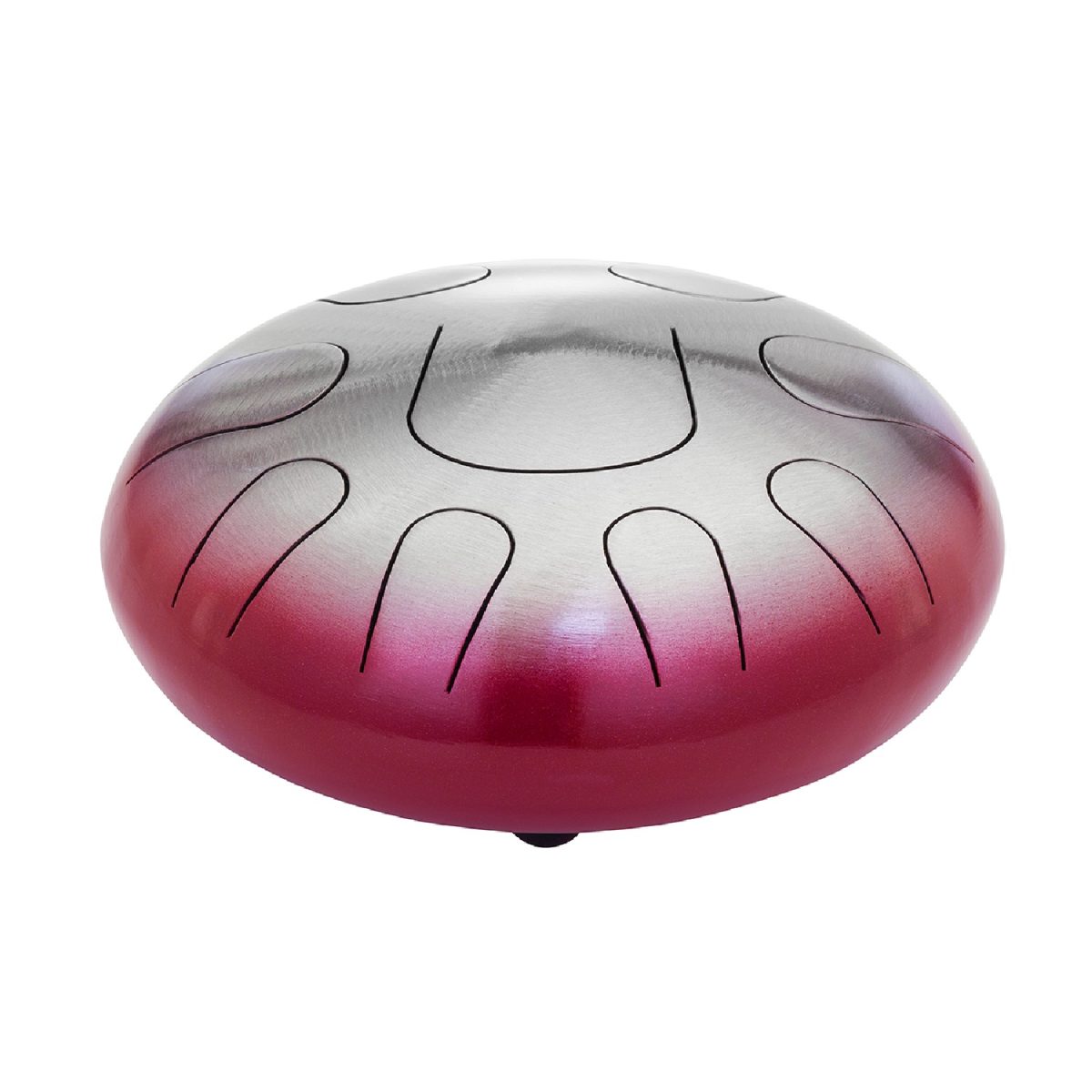 Pearl - Tongue Drum 9 Note C Major Crimson Burst