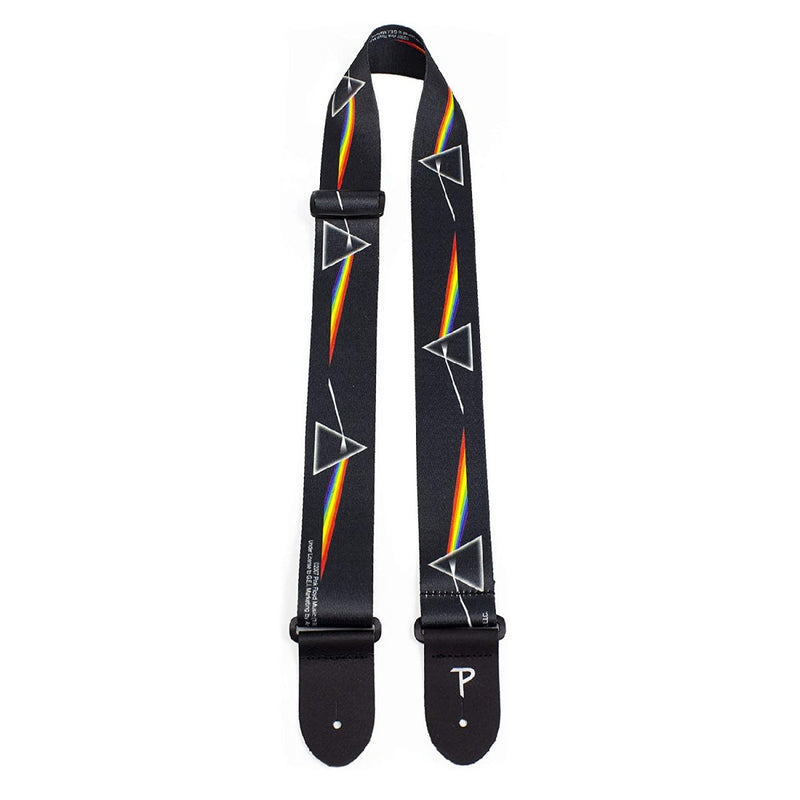 Perri’s Leathers Ltd – 2” Pink Floyd Polyester Guitar Strap – Prisms – LPCP-1070
