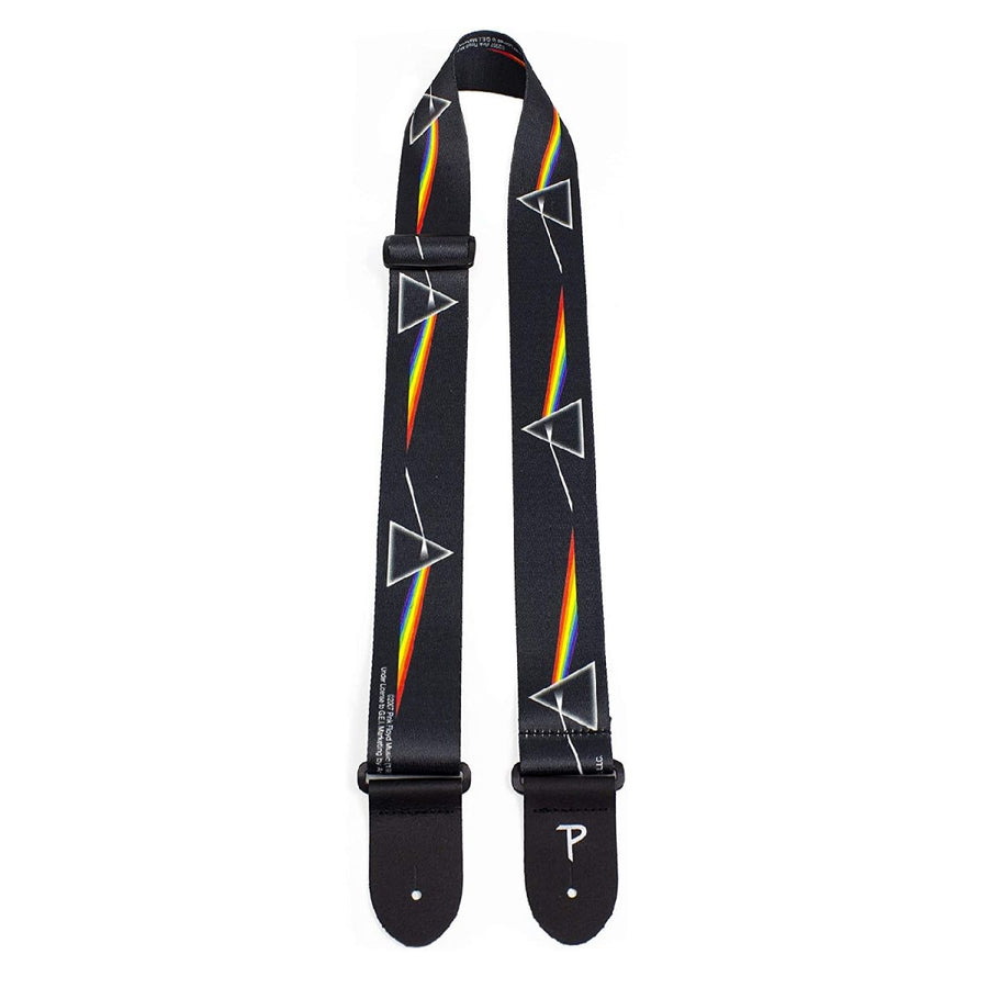 Perri’s Leathers Ltd – 2” Pink Floyd Polyester Guitar Strap – Prisms – LPCP-1070