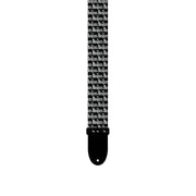 Perri’s Leathers Ltd – 2” The Beatles Polyester Guitar Strap – White Logo – LPCP-6103