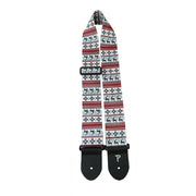 Perri’s Leathers Ltd – 2.5” Christmas Polyester Guitar Strap – Reindeer – LPCP-6858