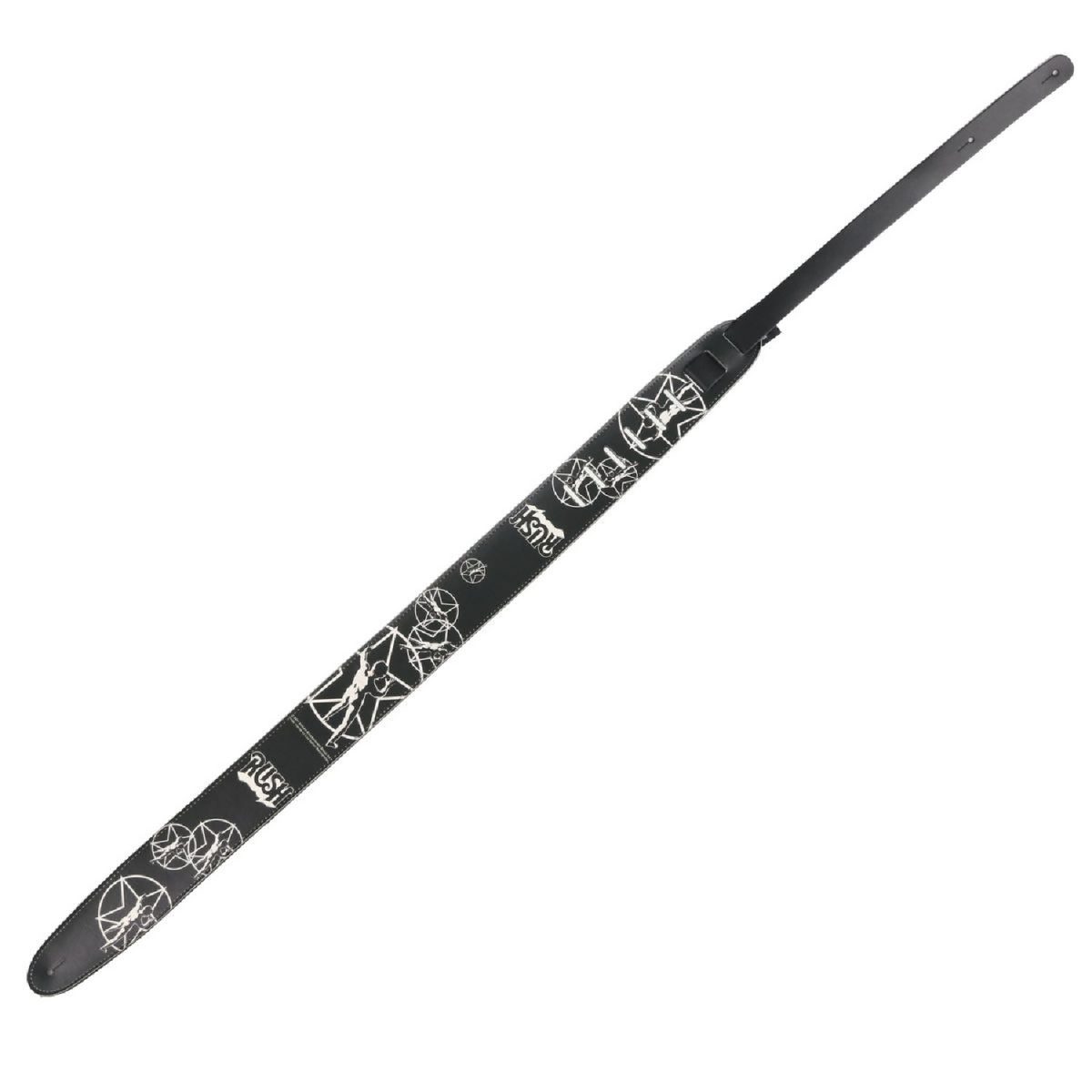 Perri's Leathers Ltd - 2.5″ Rush Guitar Strap – Star Man Logo – P25RUS975 Full