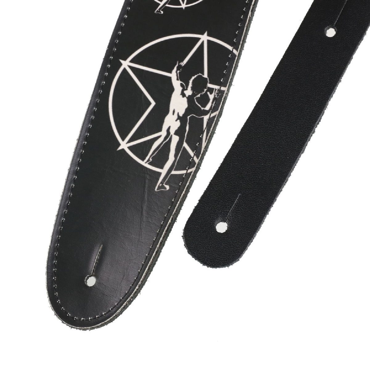 Perri's Leathers Ltd - 2.5″ Rush Guitar Strap – Star Man Logo – P25RUS975 Tips