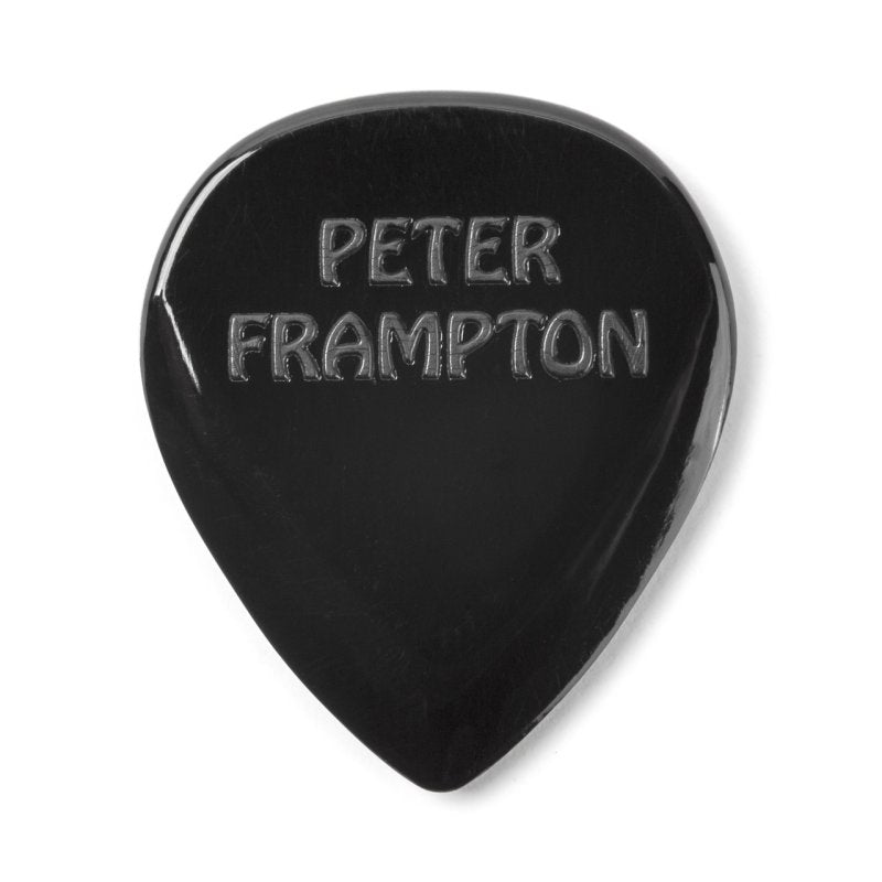 Dunlop - Peter Frampton Vintage Jazz Teardrop Pick, Black (24-Pack) #PF599RBK
