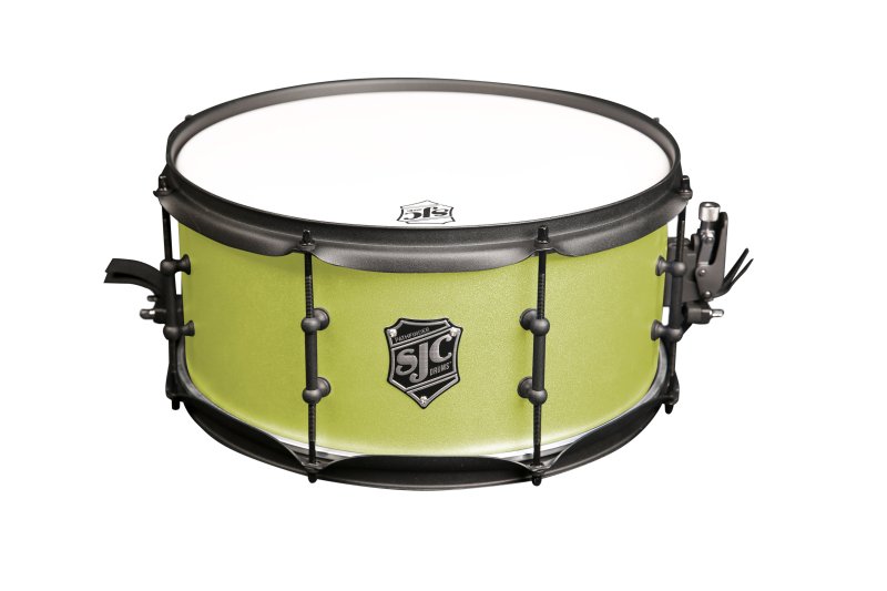 SJC Drums - Pathfinder Series 3-piece Shell Pack, Sublime Lime Black #PFK322FBSLWBJ