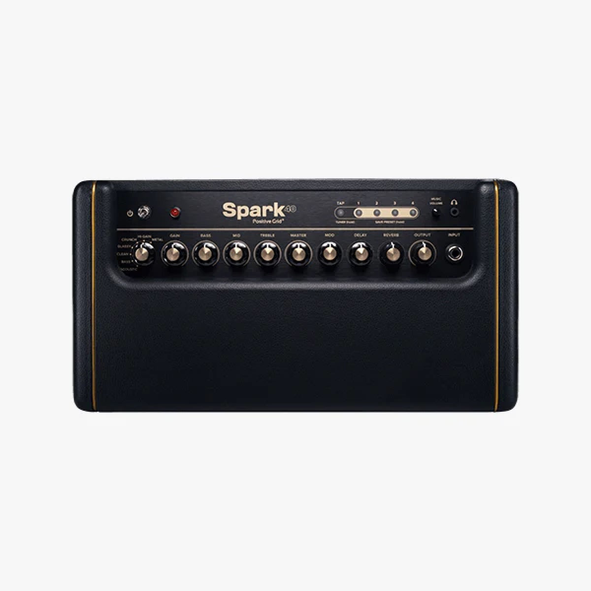 Positive Grid - Spark 40-Watt Smart Guitar Amp & Bluetooth Speaker - Black Top