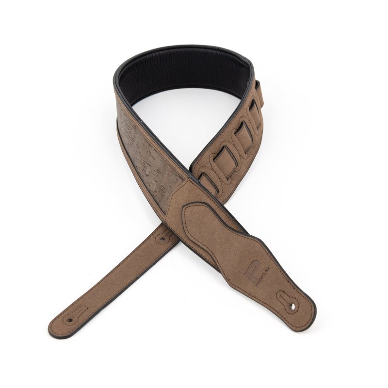 Profile - 2.5" Leather Padded Strap, Brown Cork #PGS-GL-4000-BR