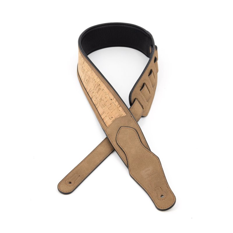 Profile - 2.5" Leather Padded Strap, Tan Cork #PGS-GL-4000-TN