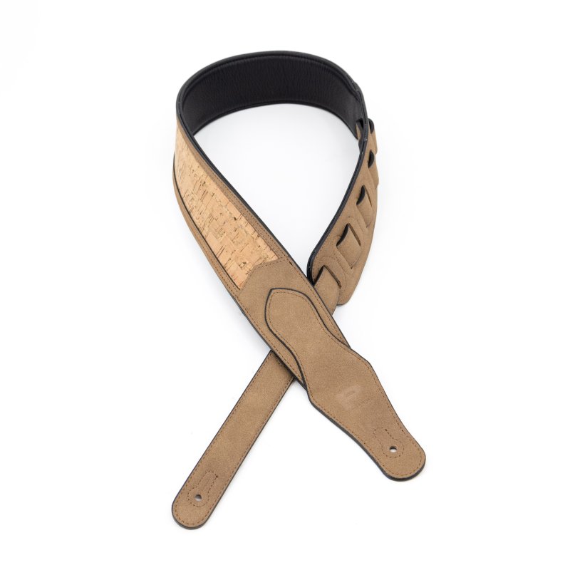 Profile - 2.5" Leather Padded Strap, Tan Cork #PGS-GL-4000-TN