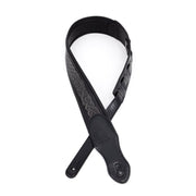 Profile - 2.5" Leather Padded Strap with Celtic Knot Pattern, Gloss Black #PGS-HIL-4000-BK