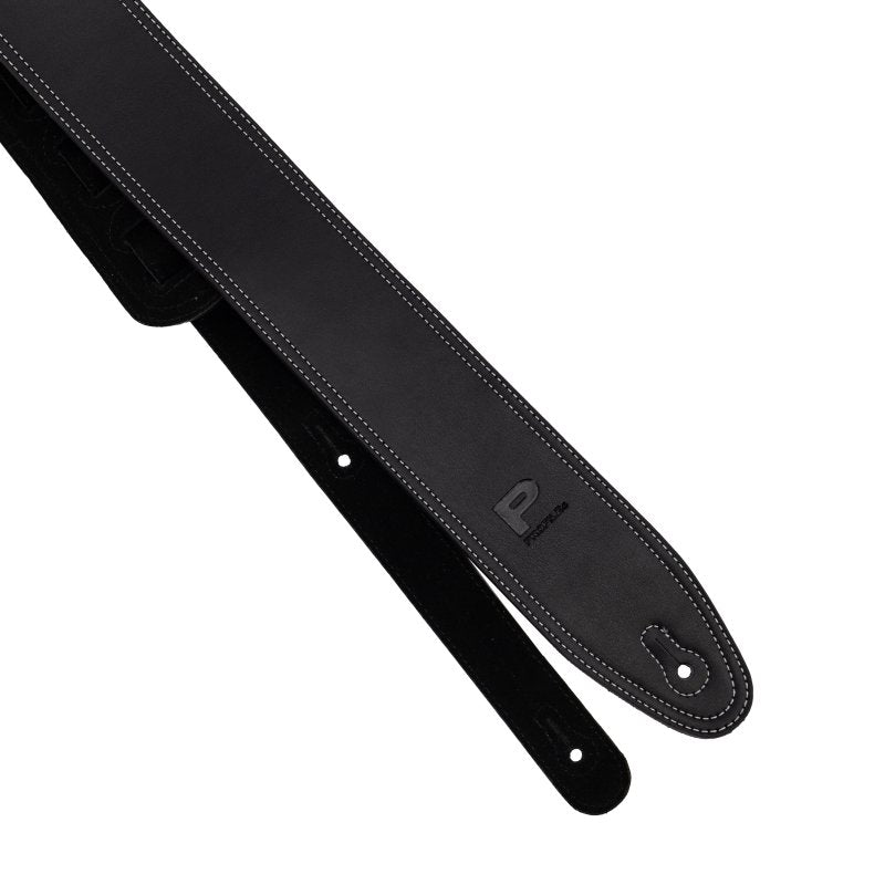 Profile - 2.5" Leather Strap with White Double Stitching, Black #PGS-LS-7000-BK