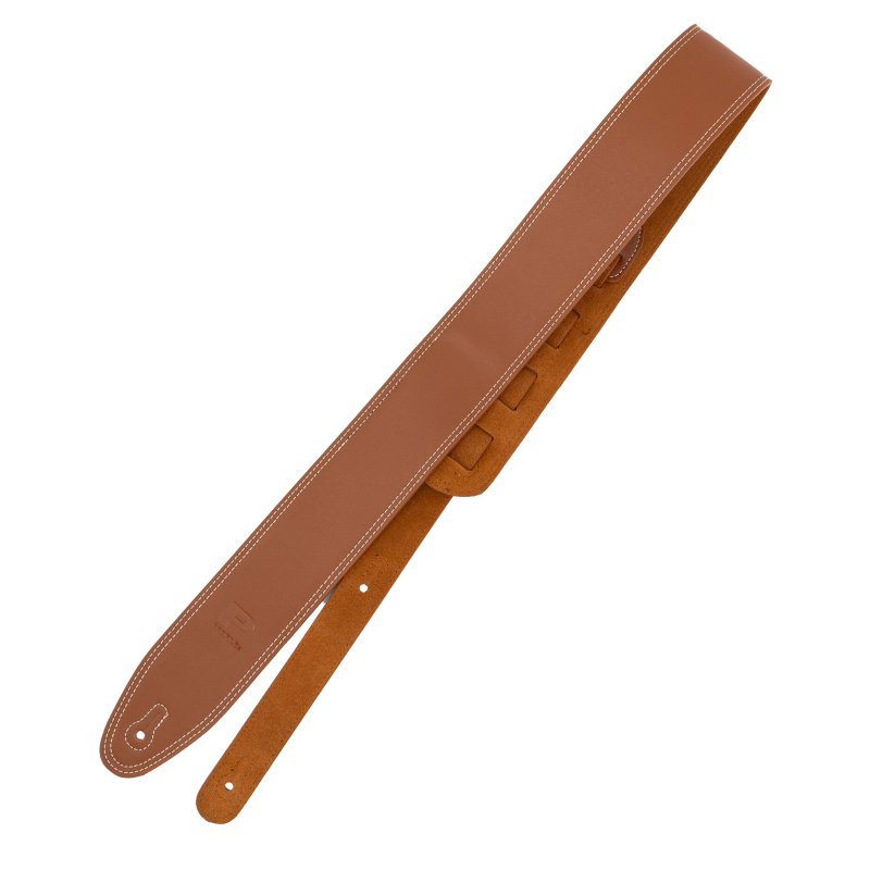 Profile - 2.5" Leather Strap with White Double Stitching, Cognac #PGS-LS-7000-CG