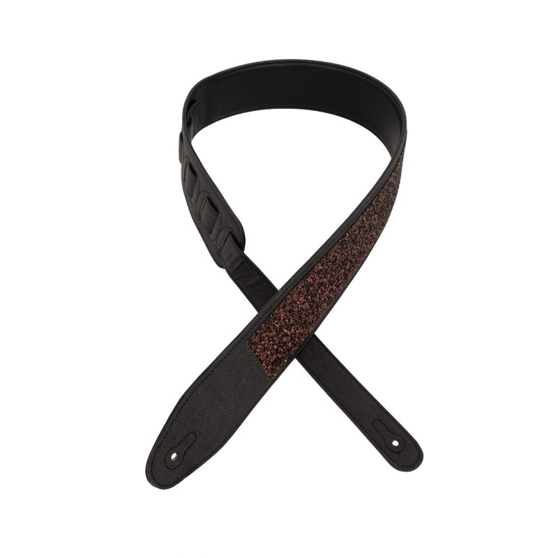 Profile - Leather Black Sparkle Padded Strap #PGS-SPK-BK