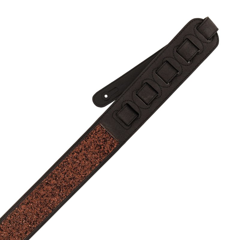 Profile - Leather Black Sparkle Padded Strap #PGS-SPK-BK
