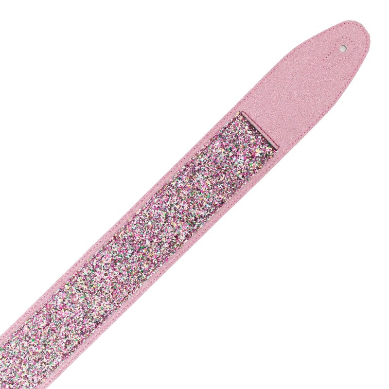 Profile - Leather Pink Sparkle Padded Strap #PGS-SPK-PK