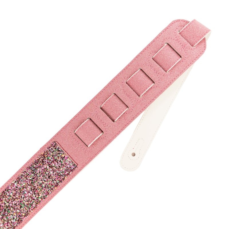 Profile - Leather Pink Sparkle Padded Strap #PGS-SPK-PK