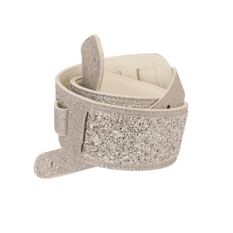 Profile - Leather Silver Sparkle Padded Strap #PGS-SPK-SLV