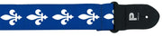 Profile - Guitar Strap "Fleur de Lys" #PGS400QC-BL