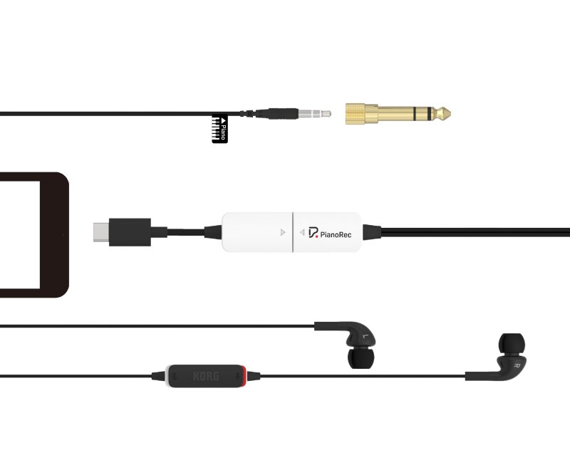 Korg - Digital Piano Recording Interface for Smartphone #PIANOREC