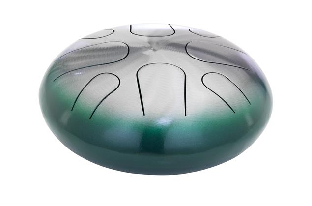 Pearl - Awakening Series 8-Note Tongue Drum in A Minor Mode, Green Burst #PMTD8AMF689