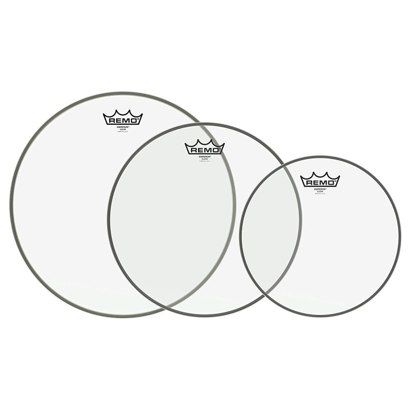 Remo - Emperor Clear Tom Drumhead Pack - 10", 12" & 14" #PP-0980-BE