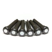 Graph Tech - TUSQ Presentation Style Bridge Pins Black With Mother Of Pearl Inlay #PP-2044-00