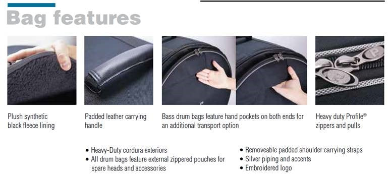 Profile - 16” Floor Tom Drum Bag #PRB-FT16