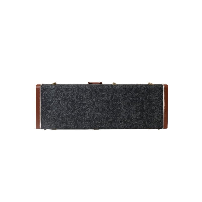 Profile - Bass Guitar Hardshell Case, Black Paisley Pattern #PRC325BPDB-B