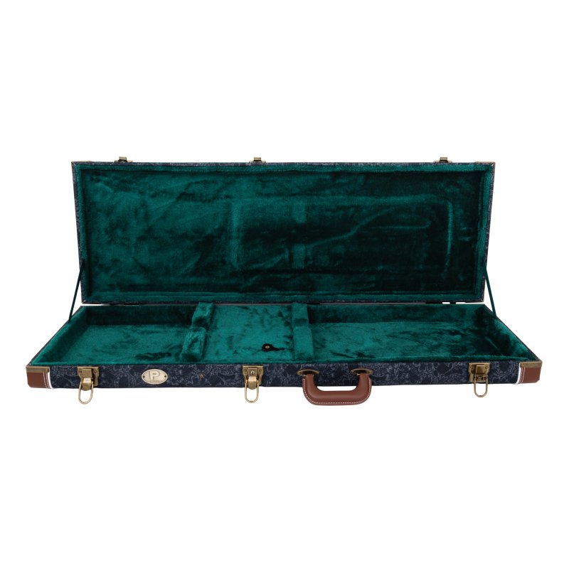 Profile - Electric Guitar Hardshell Case, Black Paisley Pattern #PRC325BPDB-E