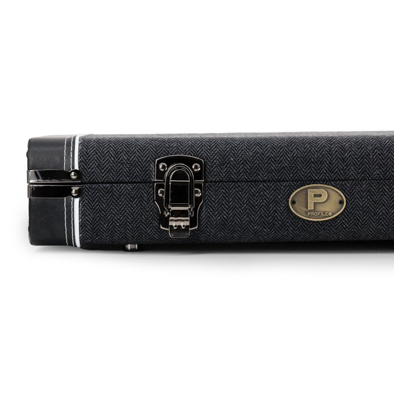Profile - Electric Guitar Case, Black Leather #PRC325GWF-E