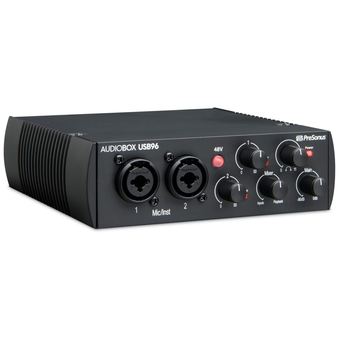 PreSonus - AudioBox USB® 96 - 2x2 USB 2.0 Audio Interface Side