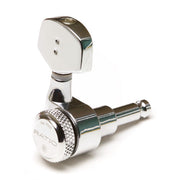 Graph Tech - 3+3 Ratio Contemporary Style Electric Locking Machine Heads, Chrome #PRL-8311-C0