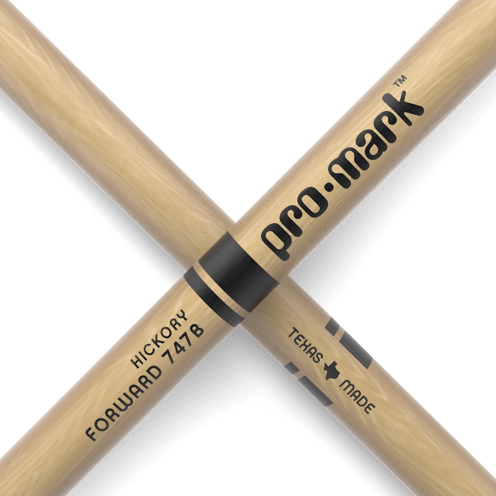 ProMark - Forward 747B 5B Lacquered Hickory - TX747BW Tags