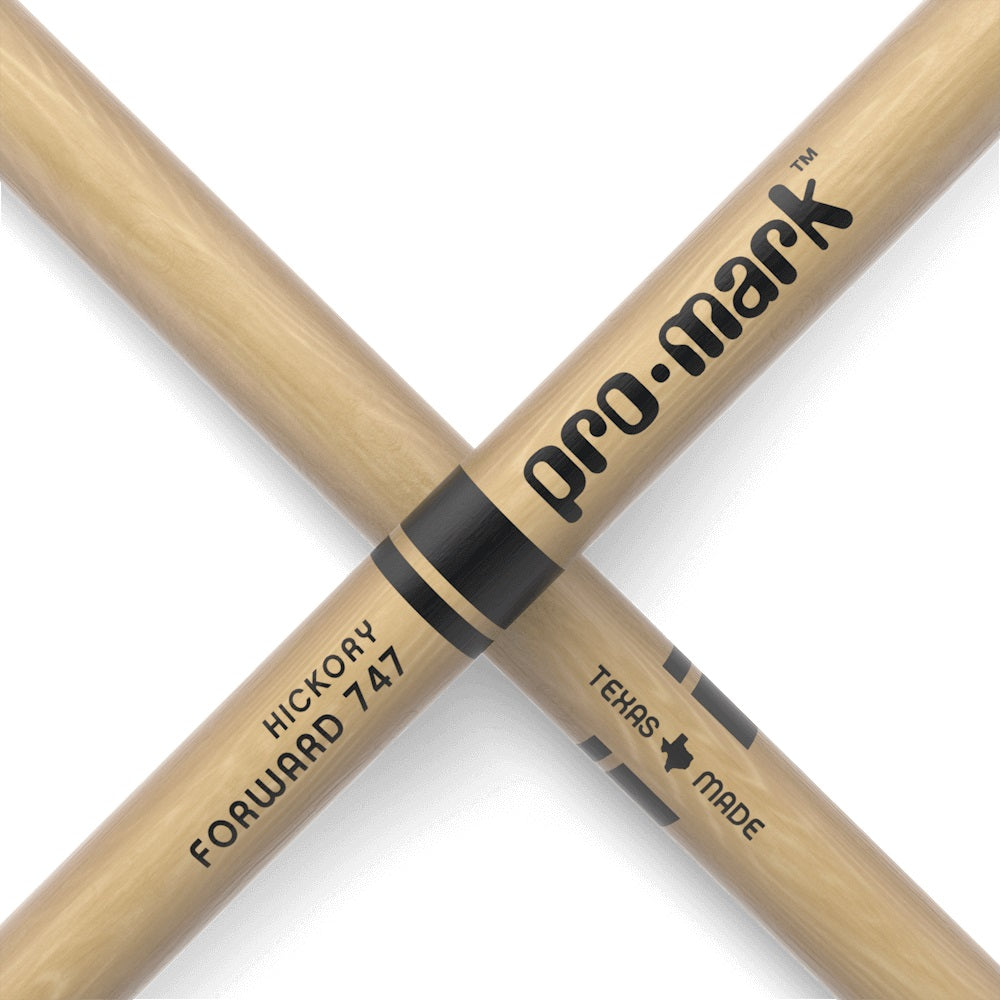 ProMark - Forward 747 5A Nylon Tip Lacquered Hickory - TX747N Tags