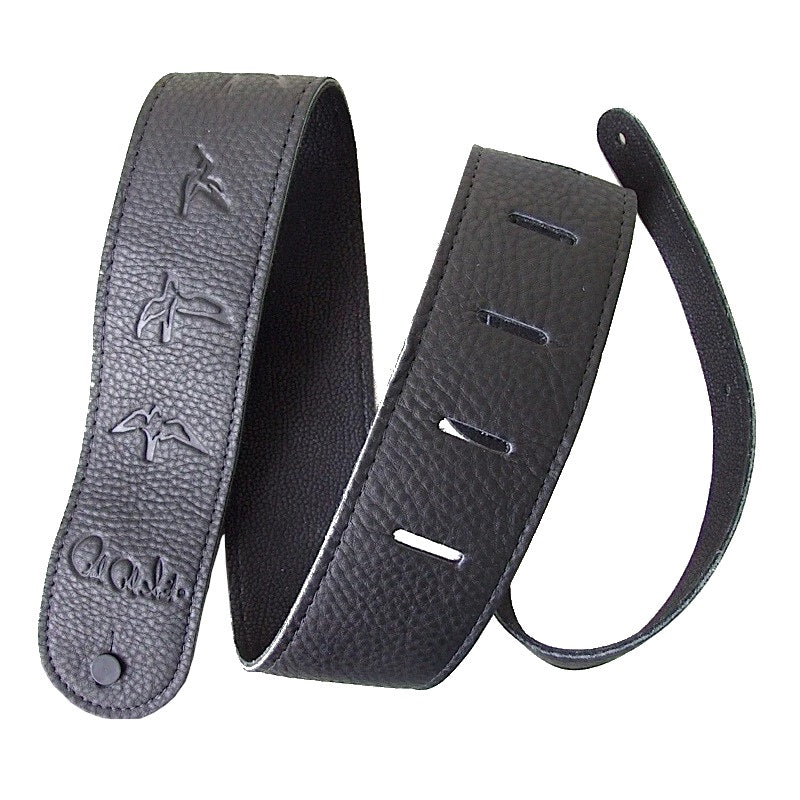 PRS Guitars - Black Leather Birds Strap