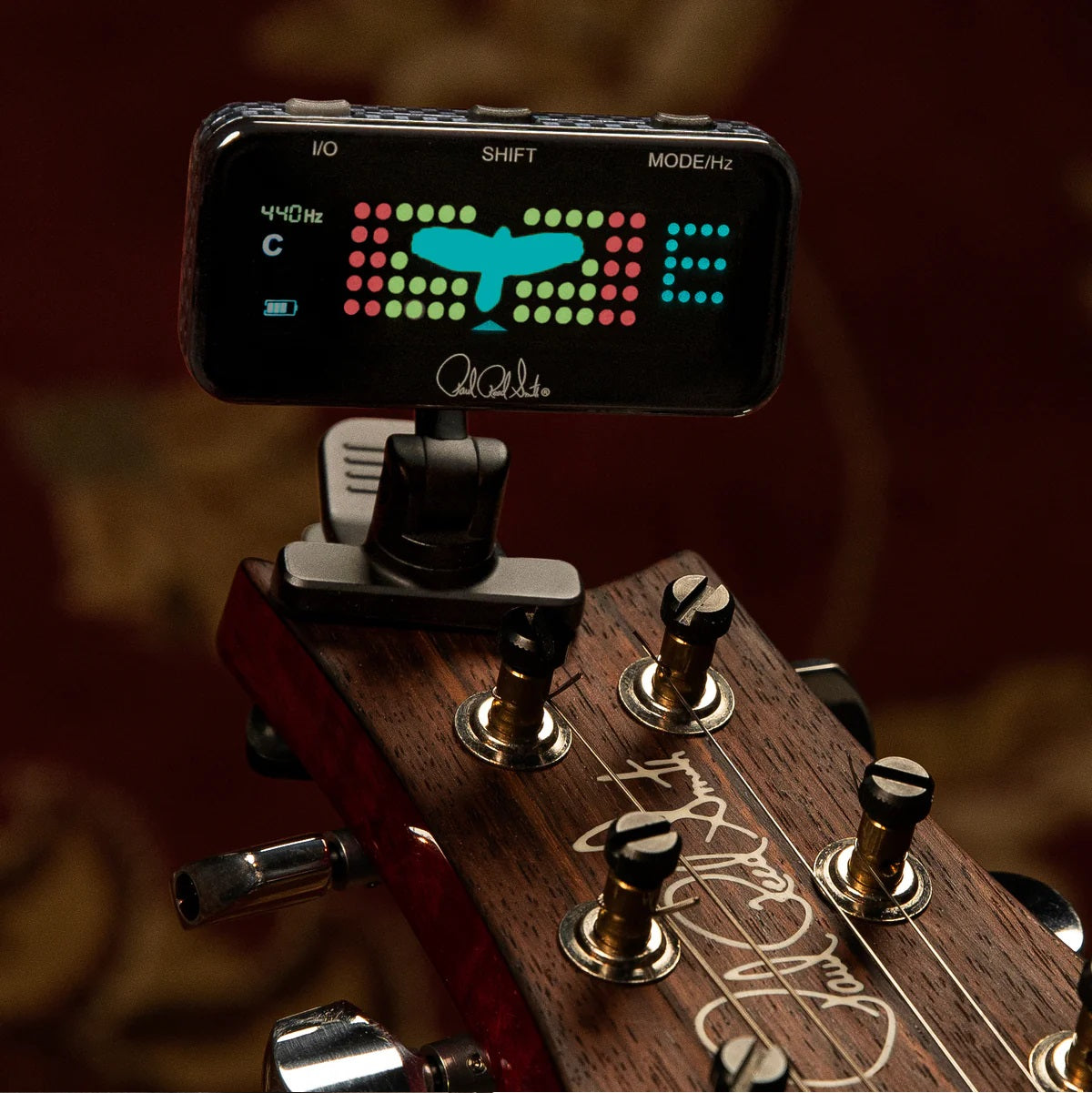 PRS Guitars - Rechargeable Clip-On Headstock Tuner