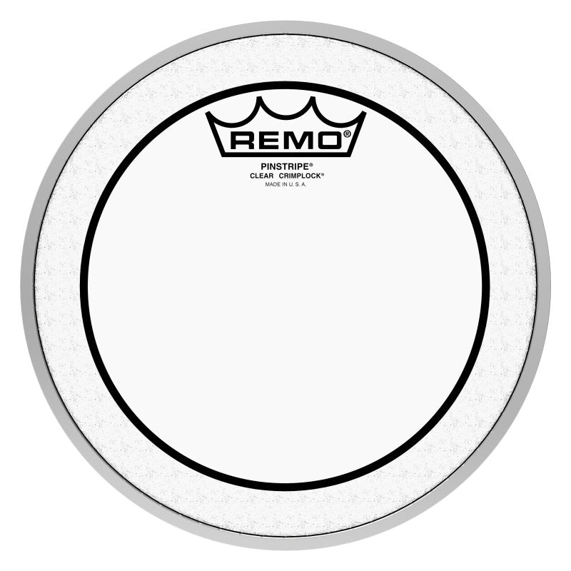 Remo - Pinstripe® Clear Crimplock® Tenor Drumhead, 8" #PS-0308-MP