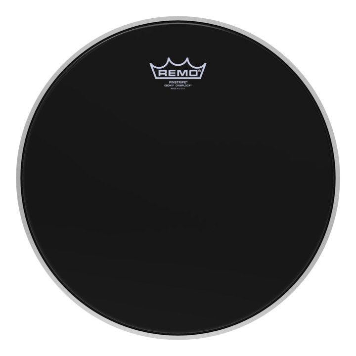 Remo - Pinstripe® Ebony® Crimplock® Tenor Drumhead, 14" #PS-0414-MP