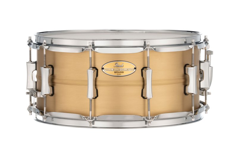 Pearl - 14"x8" Primal Collective Snare Drum, Brushed Brass #PSC1480B
